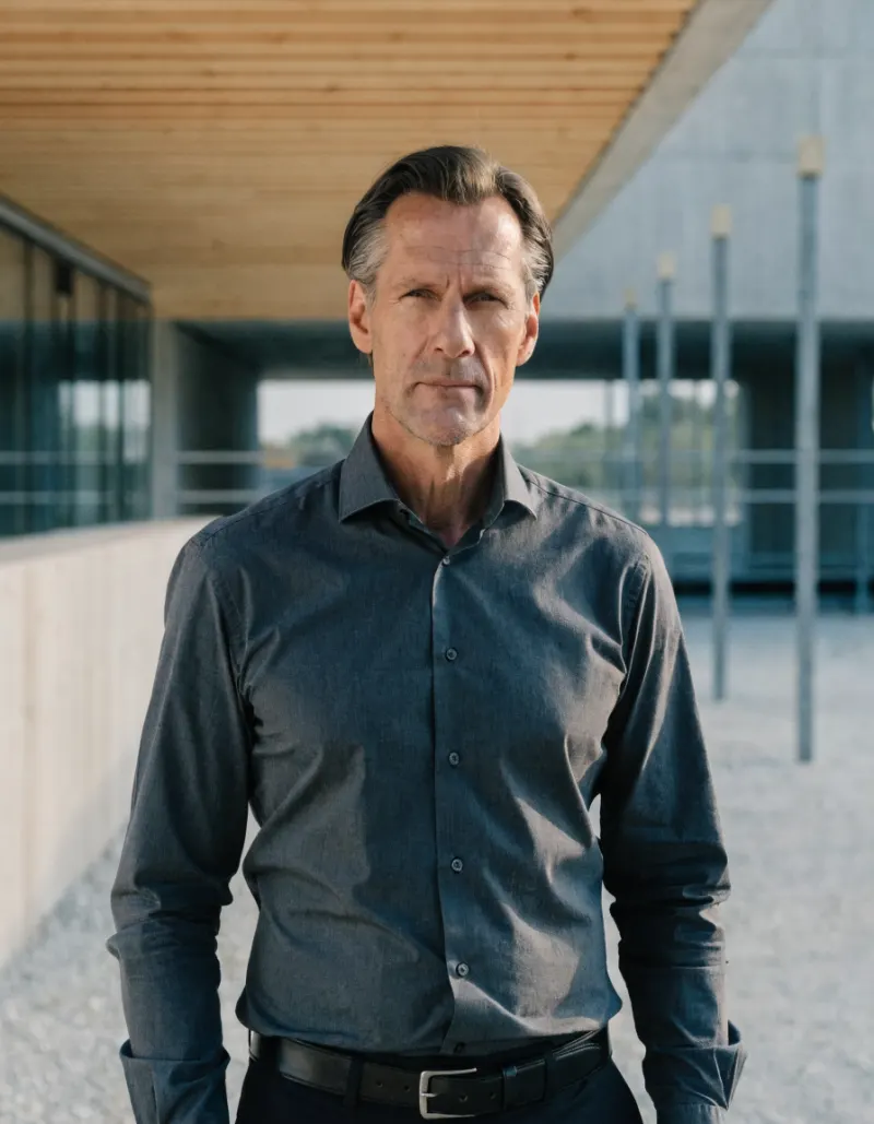 Andreas Steinmann, Bauingenieur, Maurermeister und Inhaber von Steinmann Bau- und Ausbau