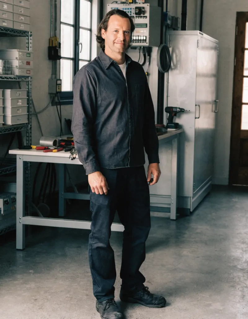 Marcel Hollmann, Elektromeister und Inhaber von Elektrotechnik Hollmann